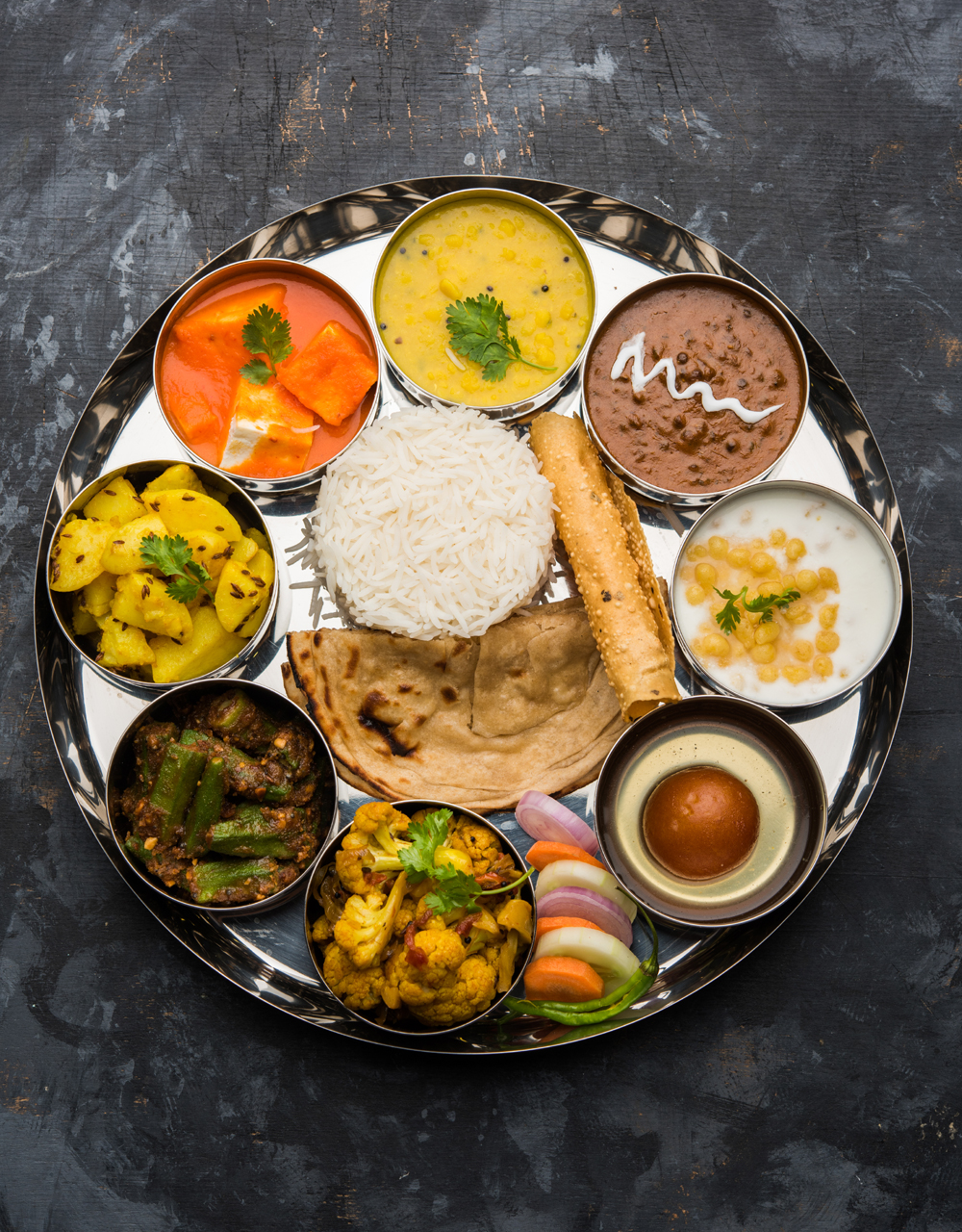 indian veg thali